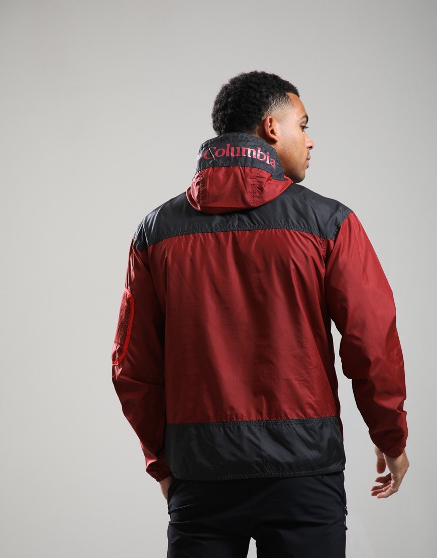 Columbia Challenger II Windbreaker Red Oxide/Shark