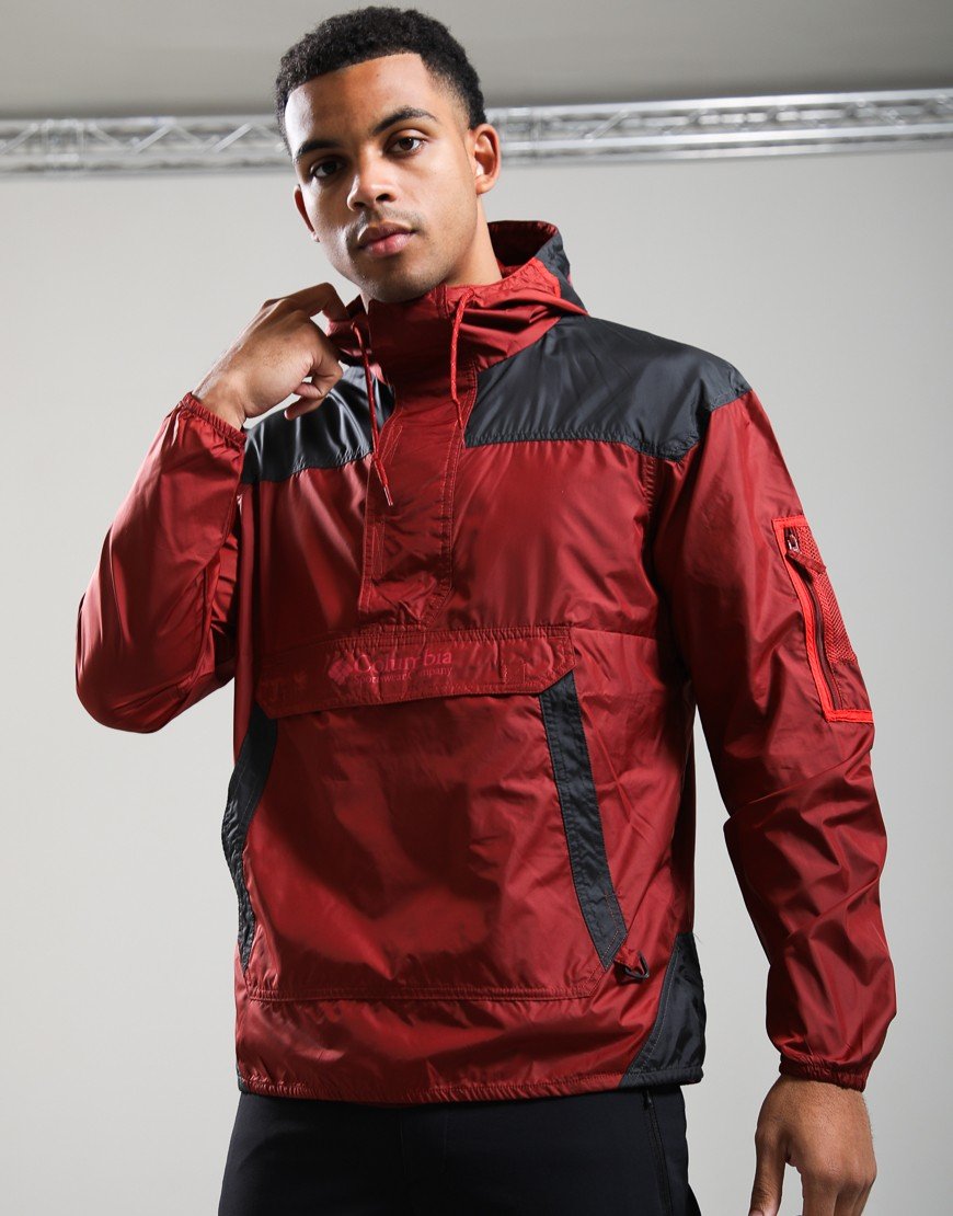 Columbia Challenger II Windbreaker Red Oxide/Shark
