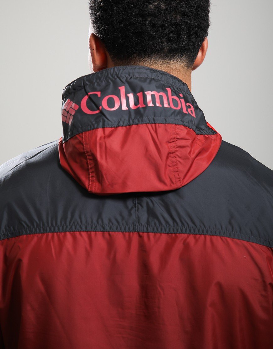 Columbia Challenger II Windbreaker Red Oxide/Shark