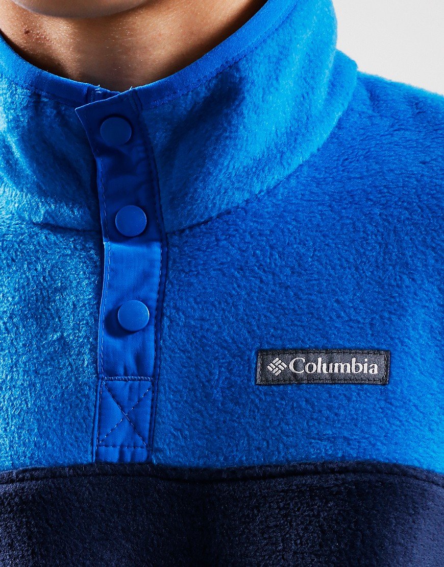 Columbia Kids Steens Snap Fleece Collegiate Navy/Indigo