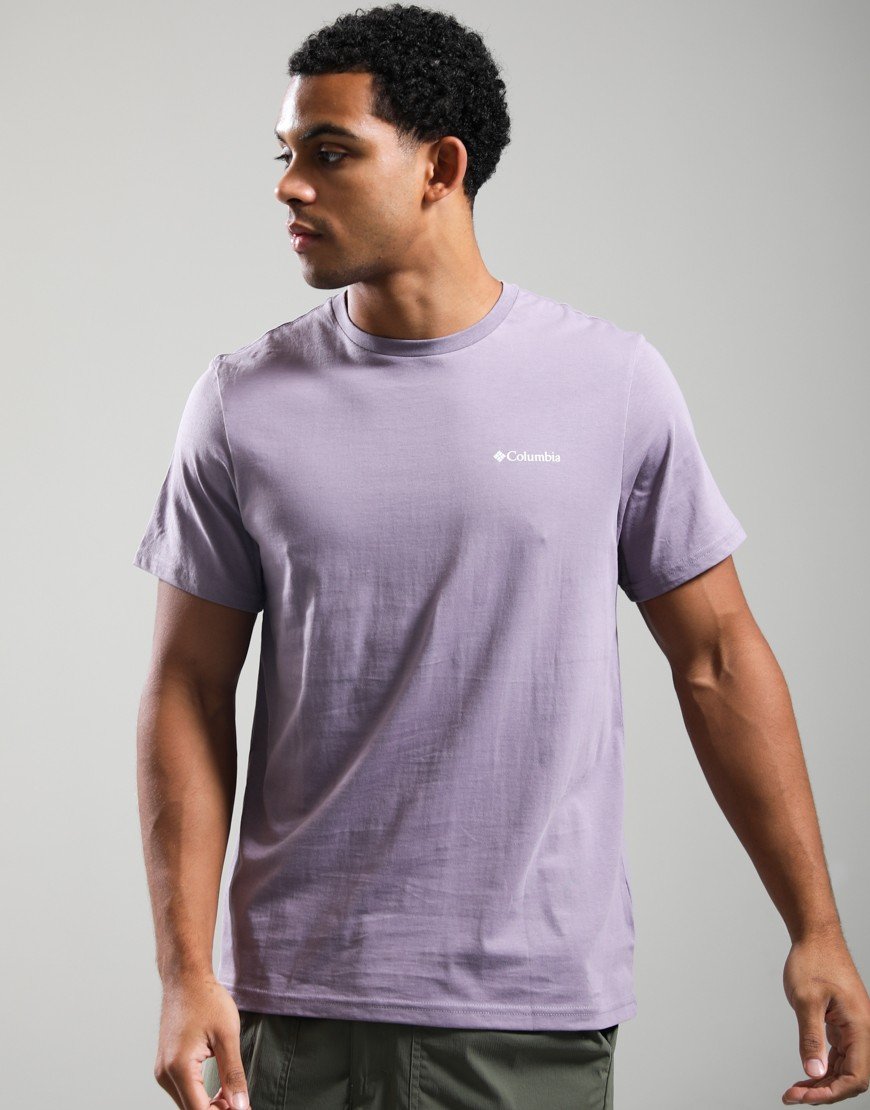 Columbia CSC Outdoor Back Graphic T-Shirt Shale Purple/Scoped View
