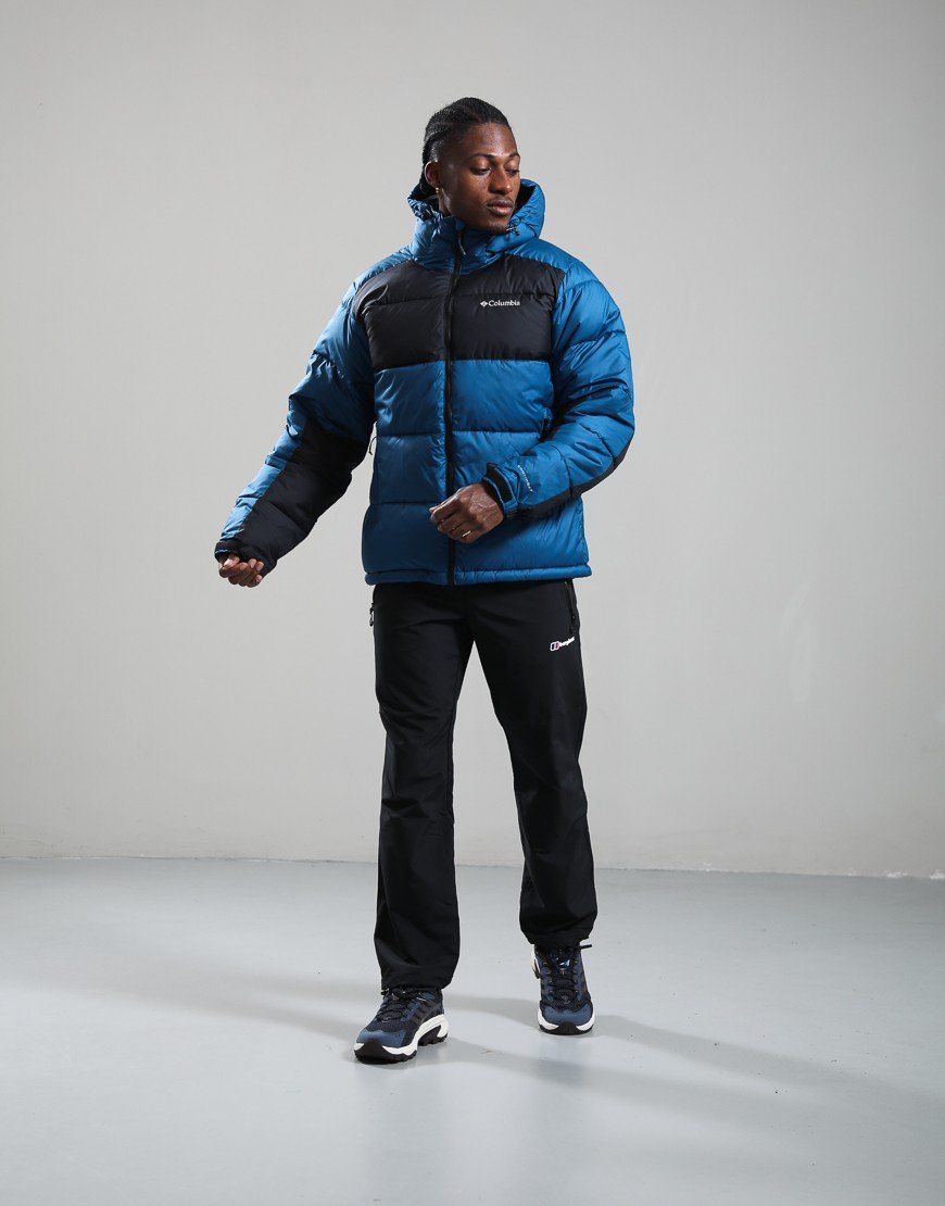 Columbia Pike Lake II Hooded Puffer Jacket Phoenix Blue/Black