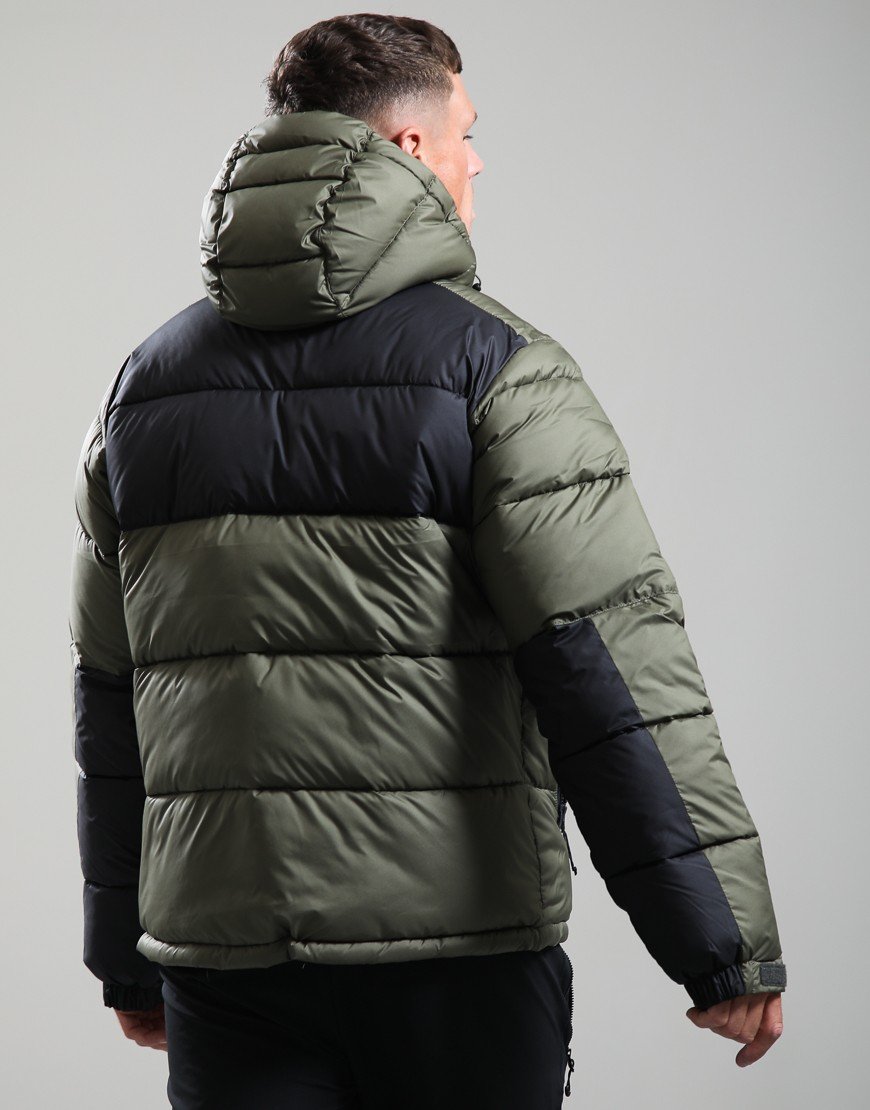 Columbia Pike Lake II Hooded Puffer Jacket Stone Green/Shark