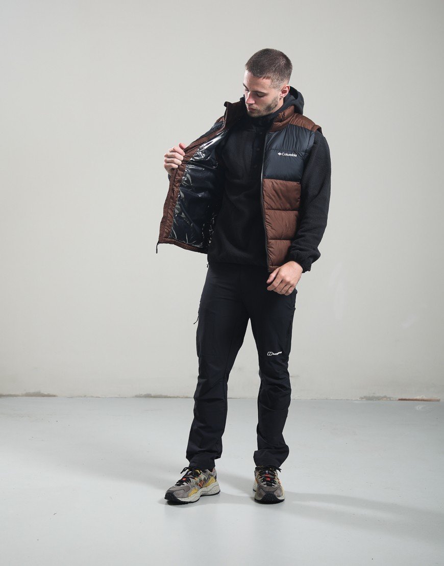 Columbia Pike Lake II Puffer Vest Tobacco/Black