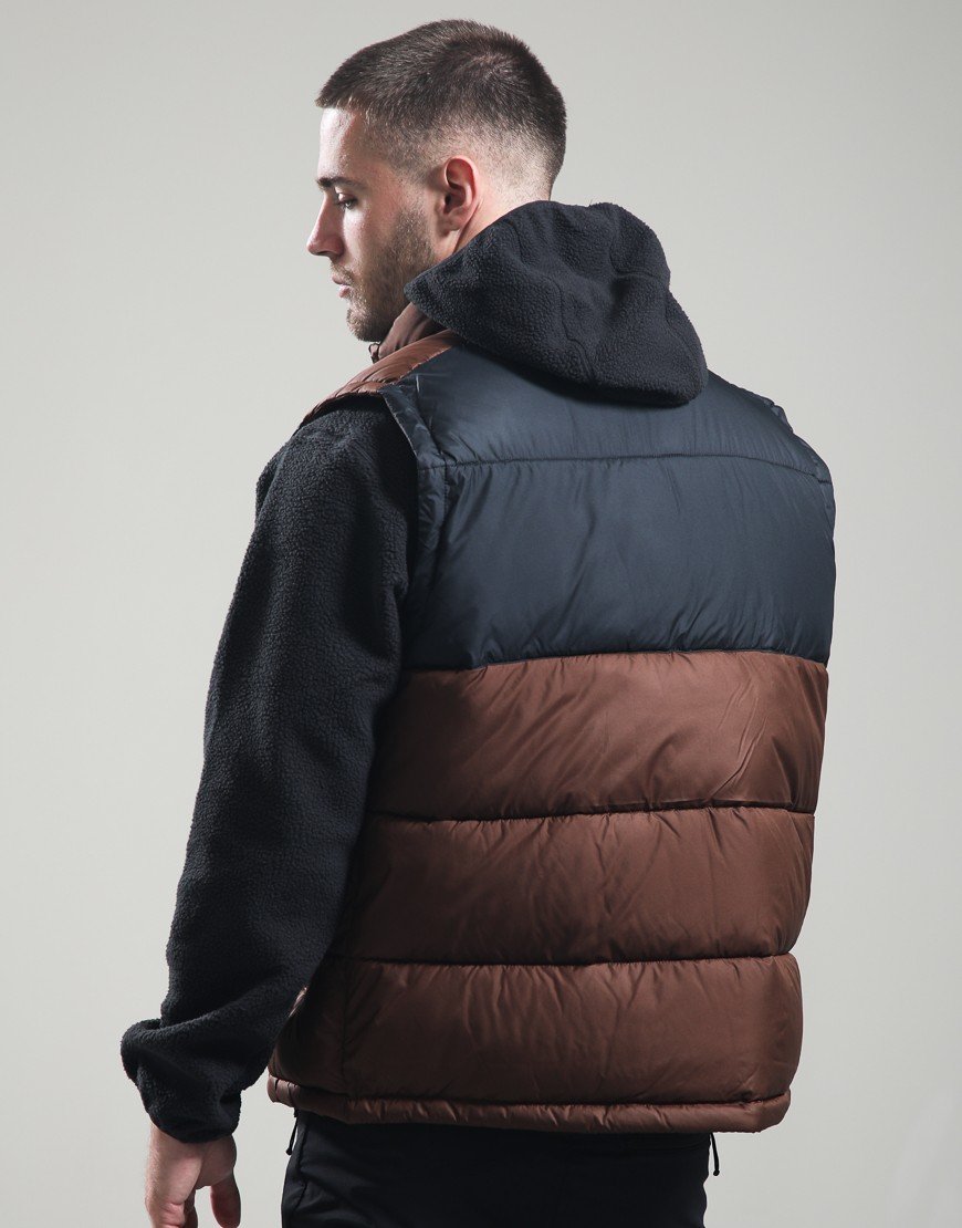 Columbia Pike Lake II Puffer Vest Tobacco/Black