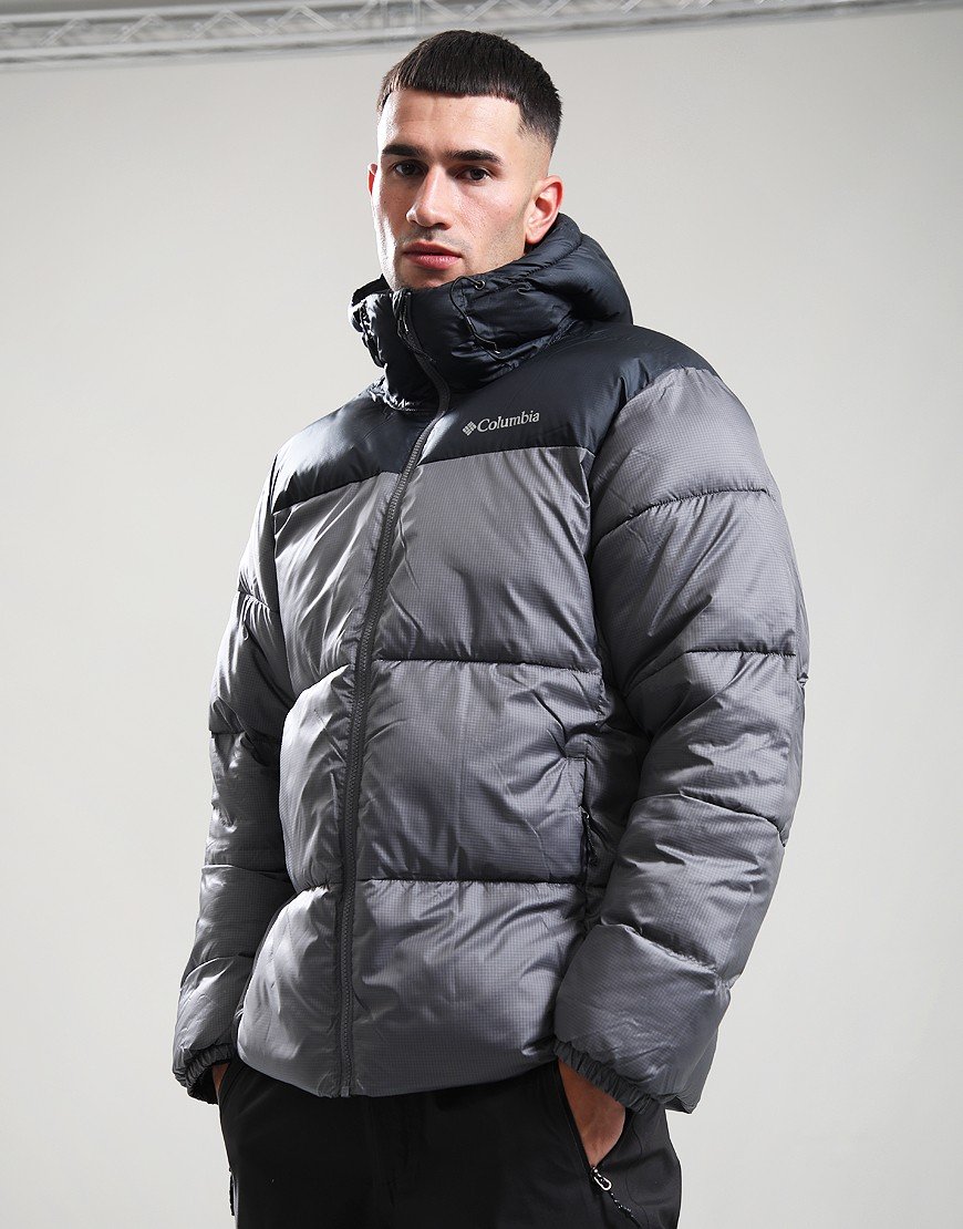 Columbia Puffect II Hooded Puffer Jacket City Grey