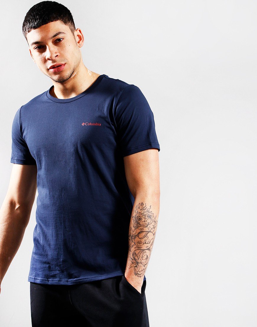 Columbia Rapid Ridge T-Shirt Collegiate Navy