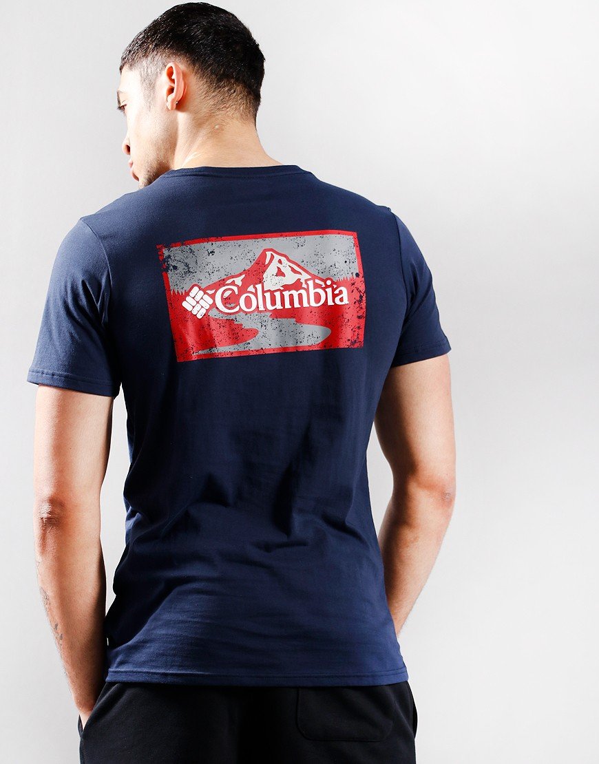 Columbia Rapid Ridge T-Shirt Collegiate Navy