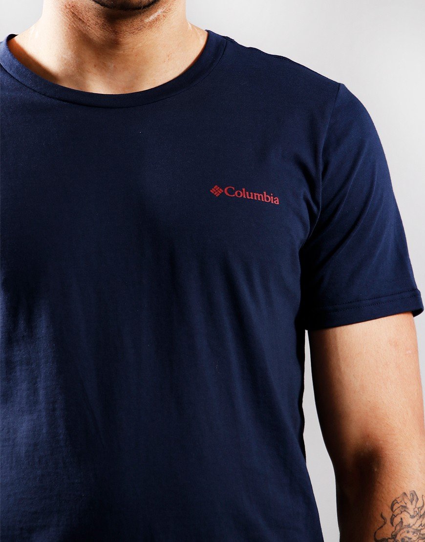 Columbia Rapid Ridge T-Shirt Collegiate Navy
