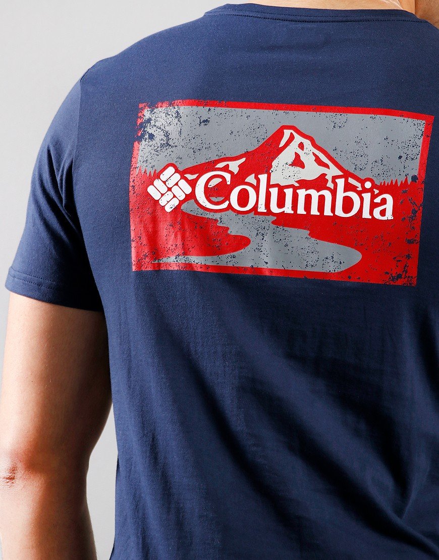 Columbia Rapid Ridge T-Shirt Collegiate Navy