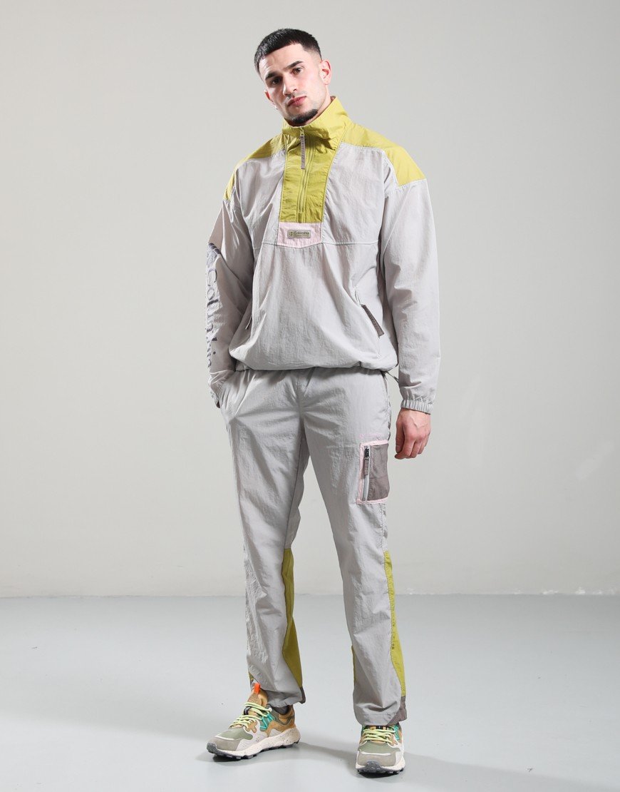 Columbia Riptide II Retro Windbreaker Anorak Flint Grey/Peppercorn/Pink Agate