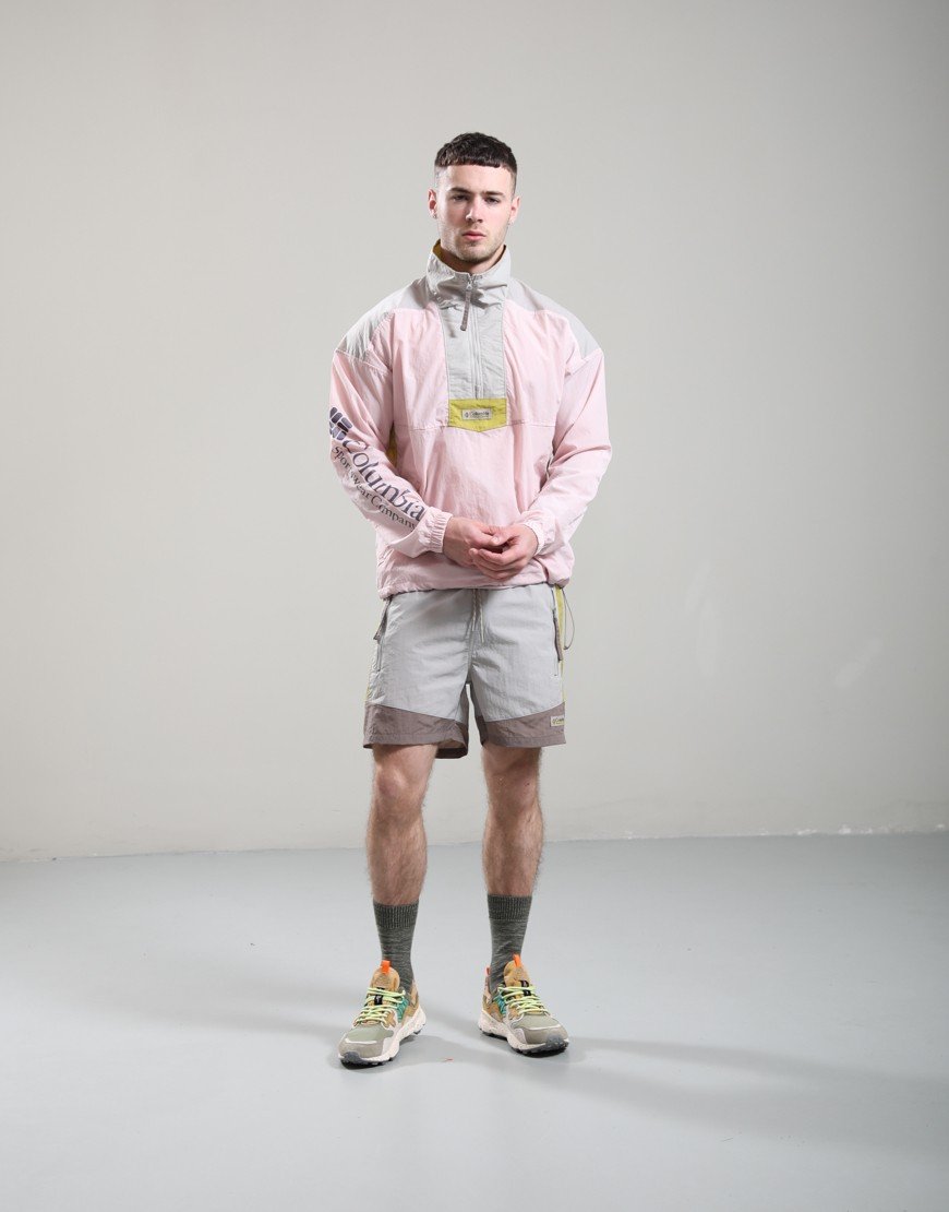 Columbia Riptide II Retro Windbreaker Anorak Pink Agate/Flint Grey/Peppercorn