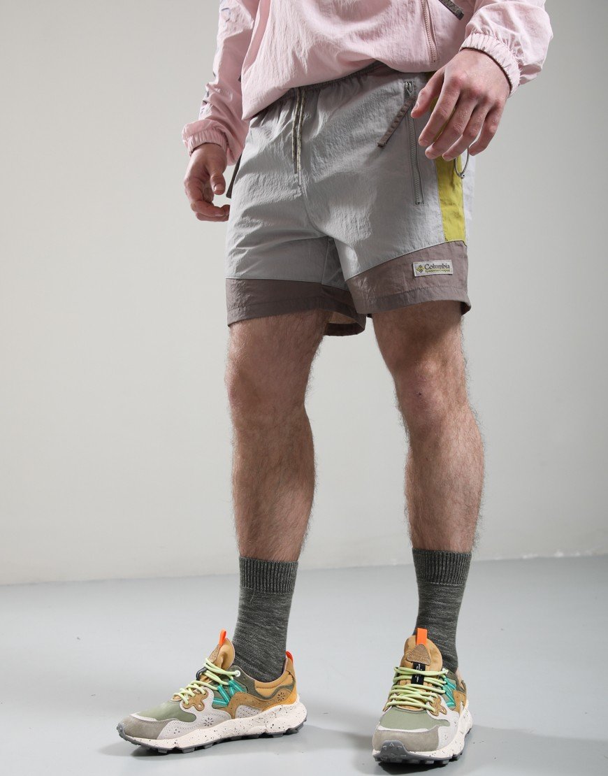 Columbia Riptide Retro Windbreaker Shorts Flint Grey/Iron/Peppercorn