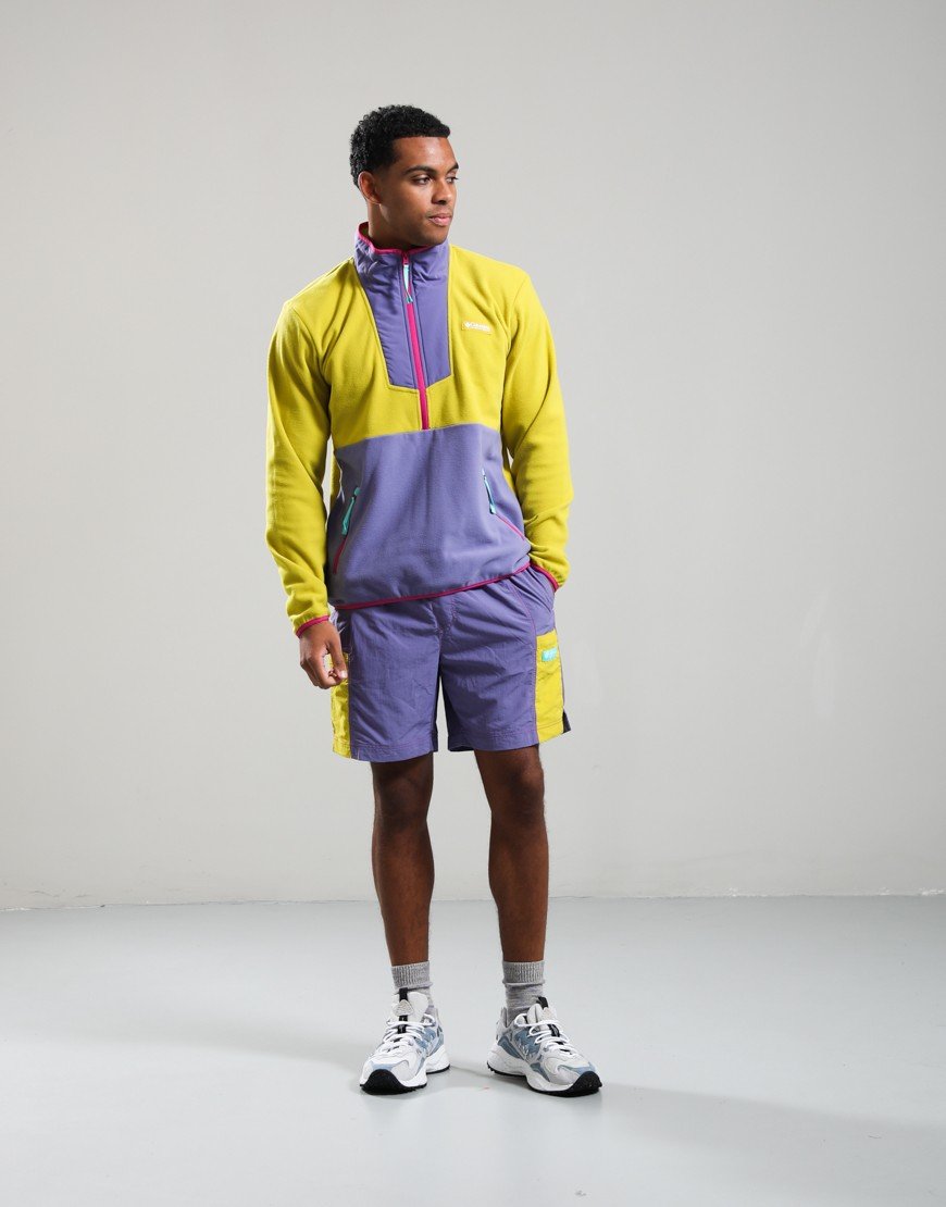 Columbia Sequoia Grove Half Zip Fleece Antique Moss/Stormwatch/Fuschia/Dolphin