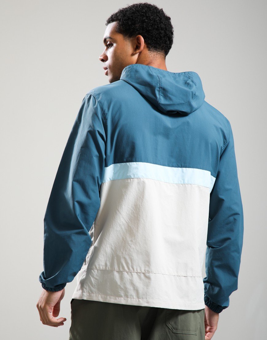 Columbia Spire Valley Hooded Windbreaker Everblue/Dark Stone/Marine Light