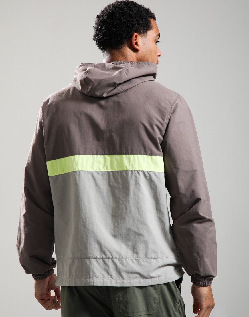 Columbia Spire Valley Hooded Windbreaker Iron/Flint Grey/Neon Light