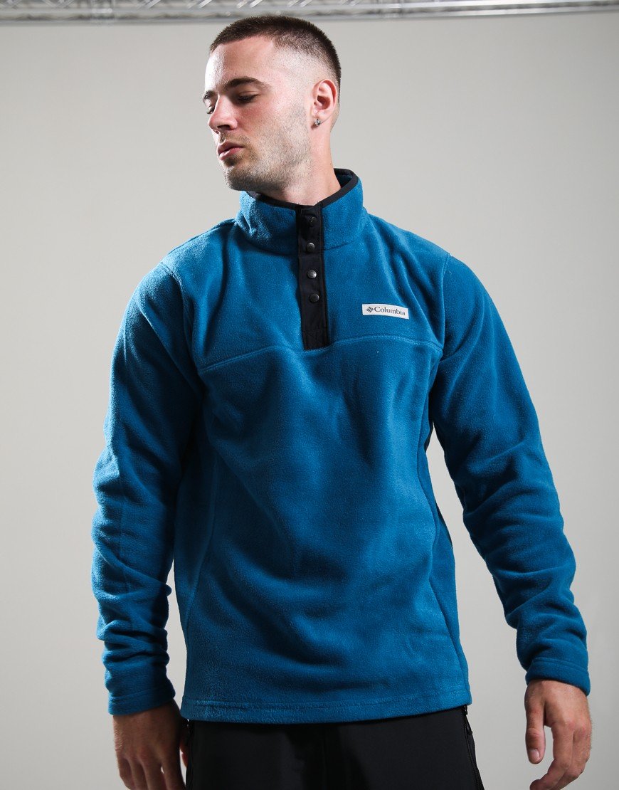 Columbia Steens Mountain II Half Snap Fleece Phoenix Blue/Black