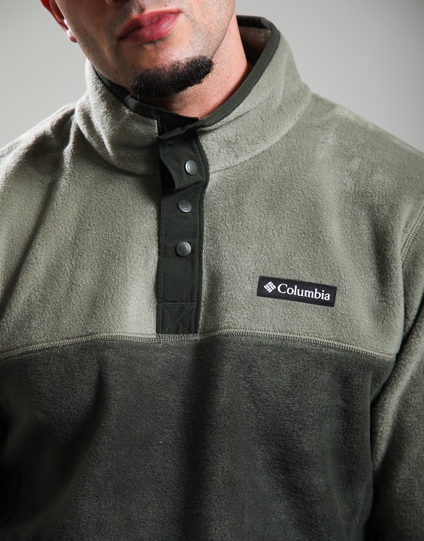 Columbia Steens Mountain II Half Snap Fleece Stone Green/Greenscape