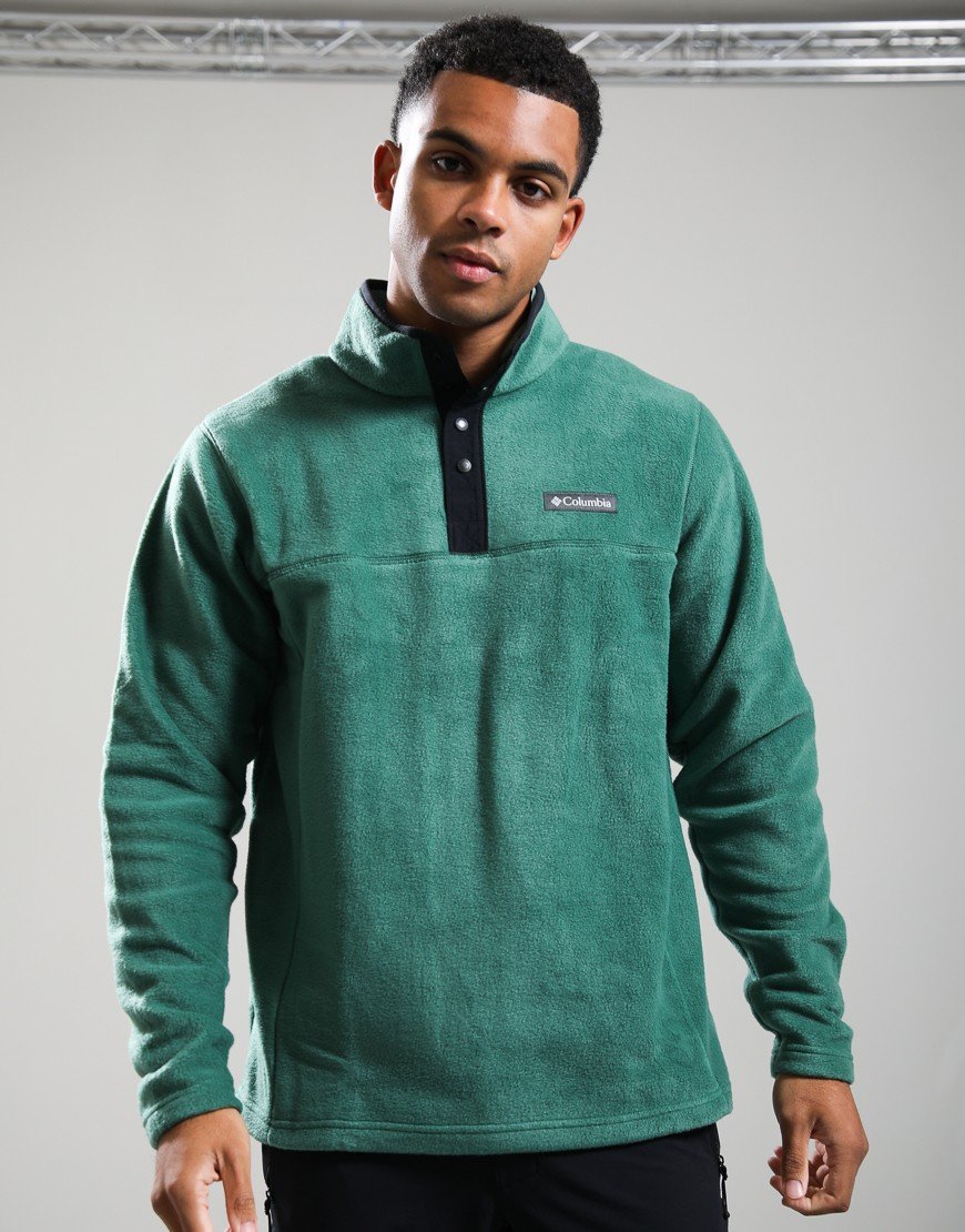 Columbia Steens Mountain II Half Snap Fleece Rain Forest/Black