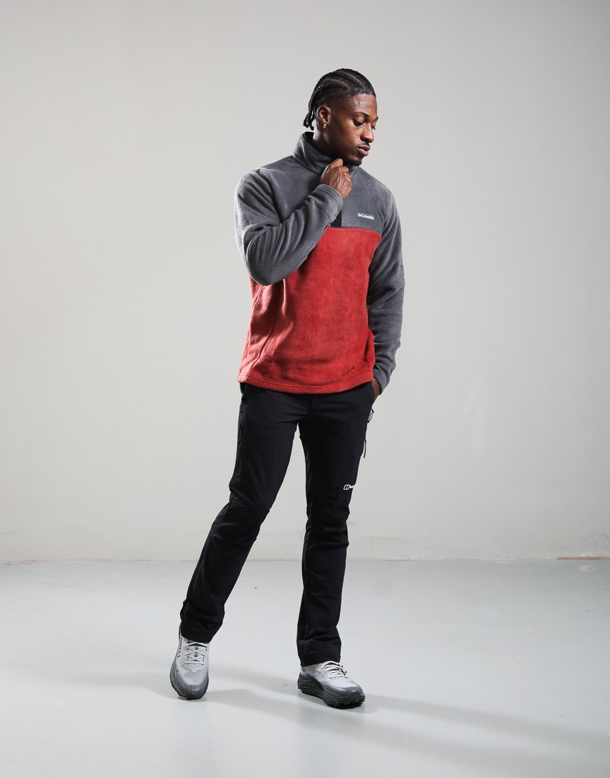 Columbia Steens Mountain II Half Snap Fleece Red Oxide/Shark/Black