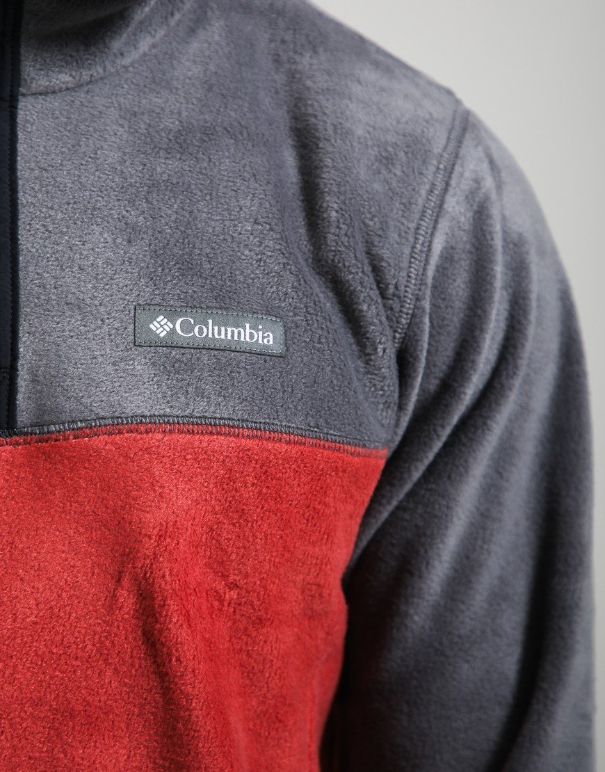 Columbia Steens Mountain II Half Snap Fleece Red Oxide/Shark/Black
