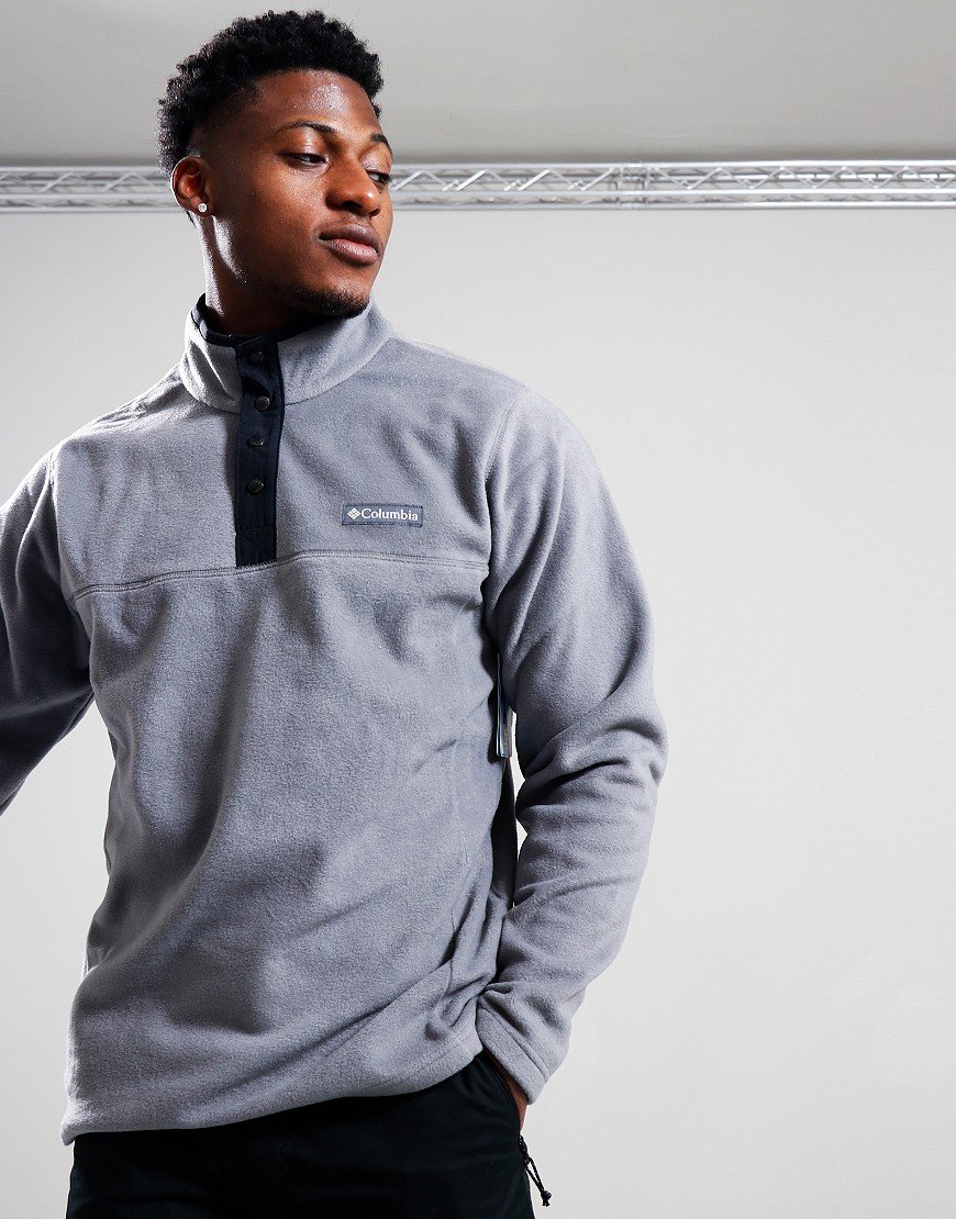 Columbia Steens Mountain Half Snap Giacca Pile, Ambra, Squalo