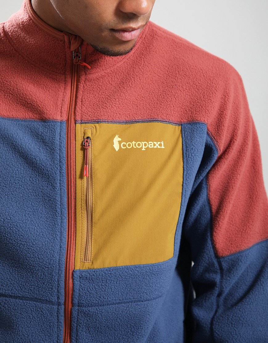 Cotopaxi Abrazo Full Zip Fleece Jacket Nutmeg/Deep Sea