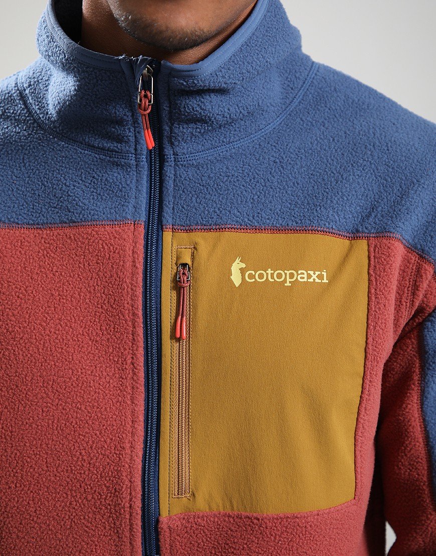 Cotopaxi Abrazo Half Zip Fleece Jacket Deep Sea/Nutmeg