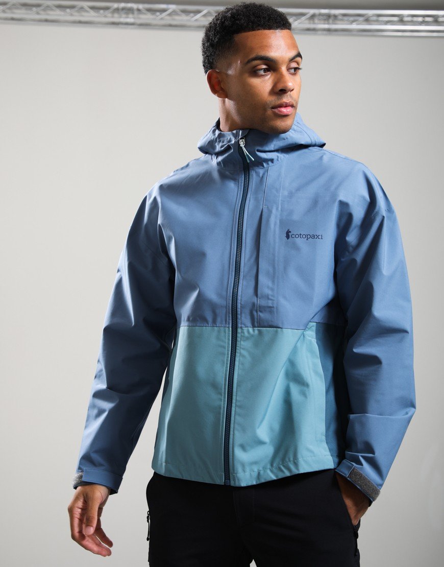 Cotopaxi Cielo Rain Jacket Steel Blue/Everglade