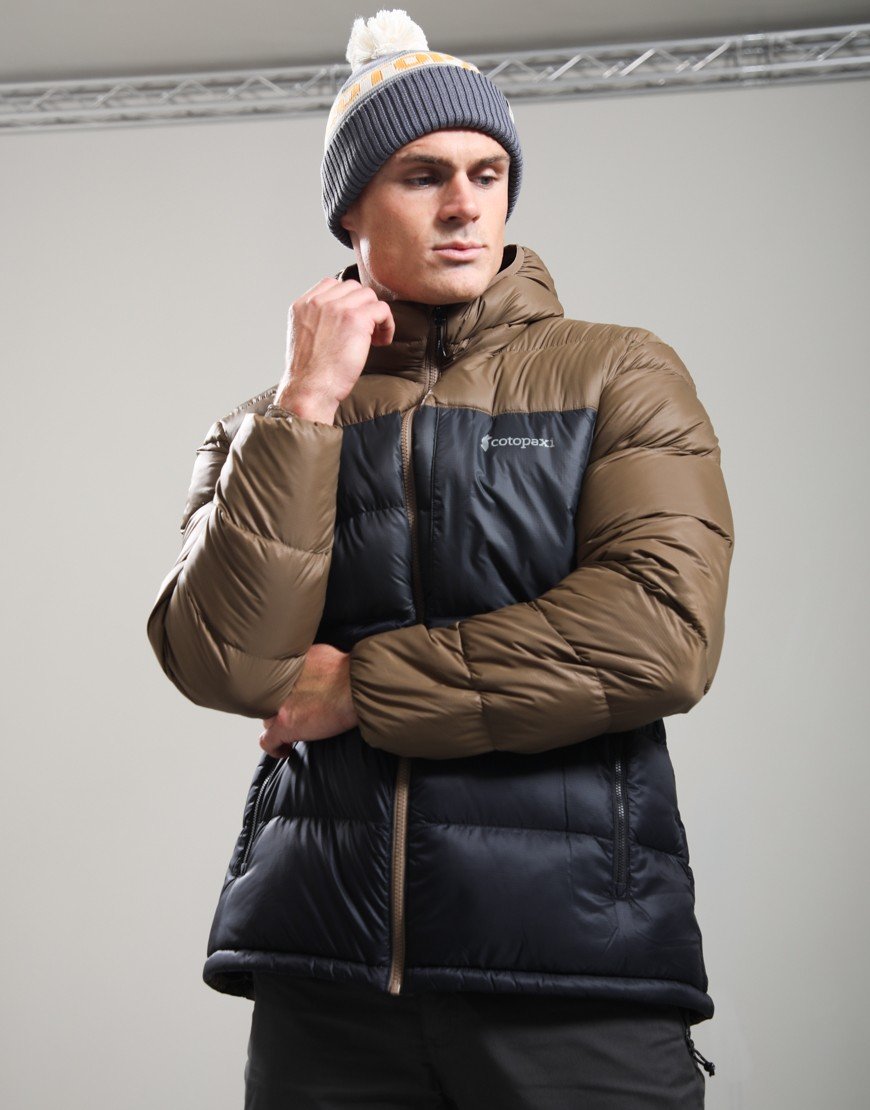 Cotopaxi Fuego Max Down Hooded Jacket Dune Charcoal/Black