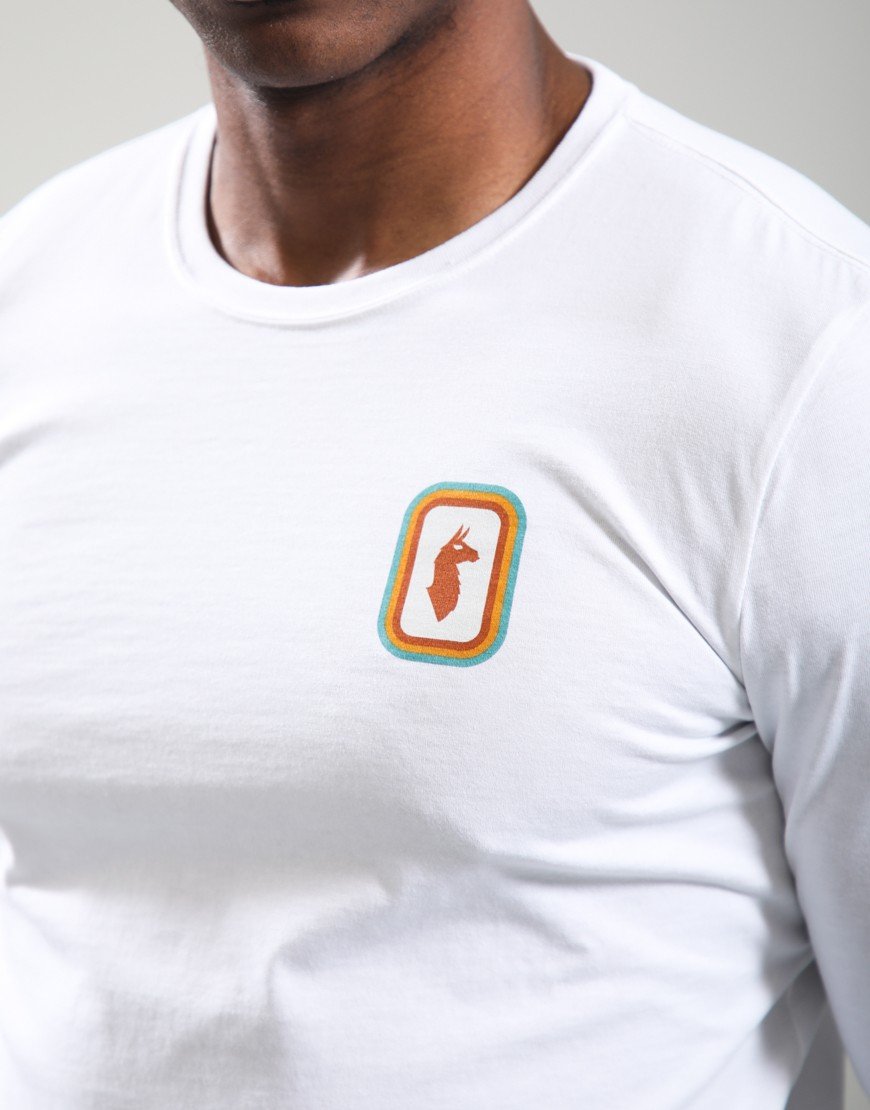 Cotopaxi Radiant Llama Long-Sleeve T-Shirt White