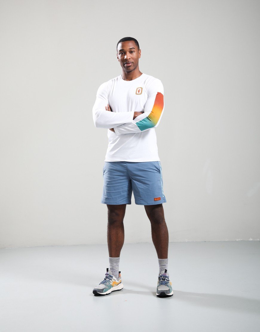 Cotopaxi Radiant Llama Long-Sleeve T-Shirt White