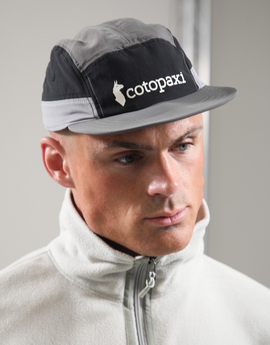 Cotopaxi Tech 5-Panel Hat Black/Cinder