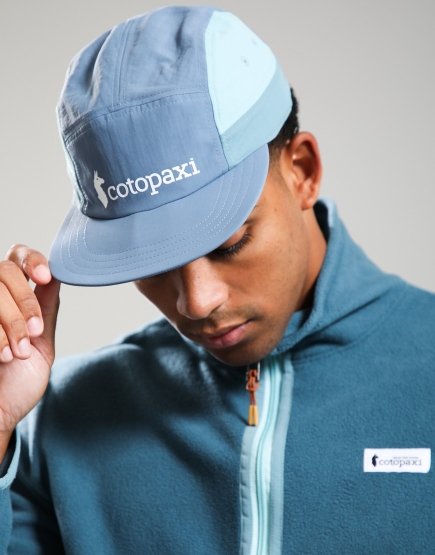 Cotopaxi Tech 5-Panel Hat Steel Blue