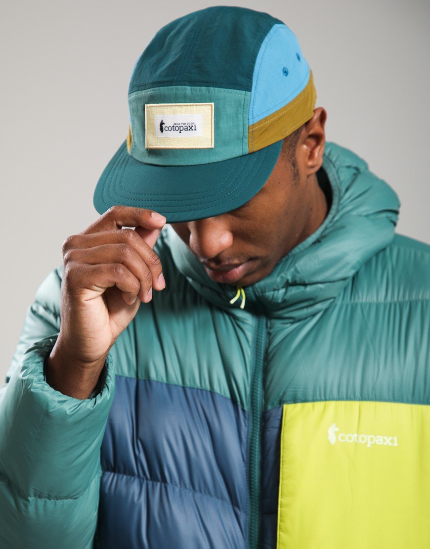 Cotopaxi Zen Garden Tech 5-Panel Hat Juniper/Deep Ocean