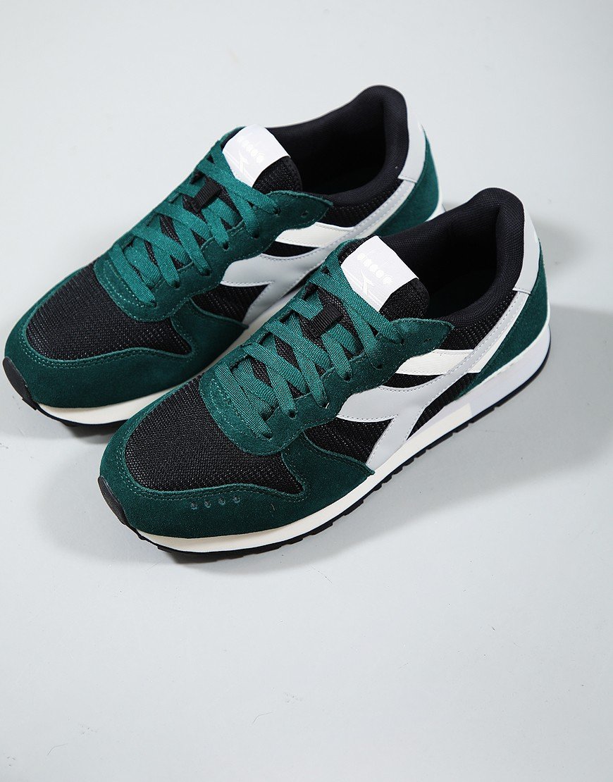 Diadora Camaro M2 Trainers Black/Rain forest