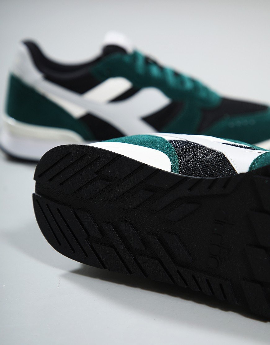 Diadora Camaro M2 Trainers Black/Rain forest