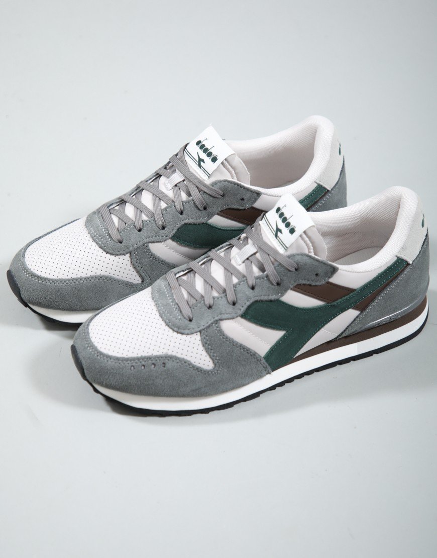 Diadora Camaro Triple M2 Trainers Charcoal Gray/Pine Needle