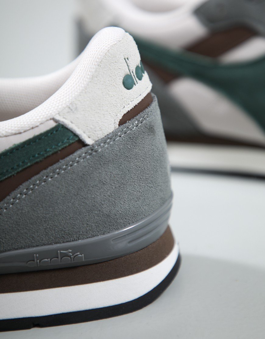 Diadora Camaro Triple M2 Trainers Charcoal Gray/Pine Needle