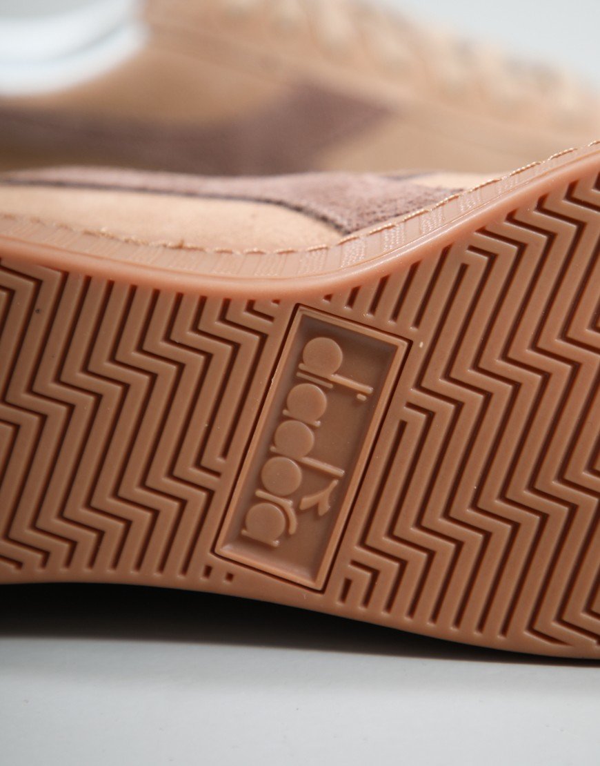 Diadora Game Low Suede Trainers Brown Affogat