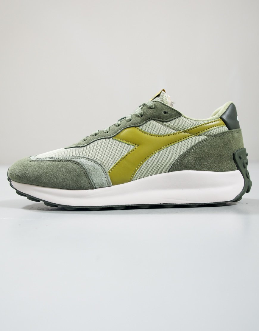Diadora Race NY Trainers Green Loden