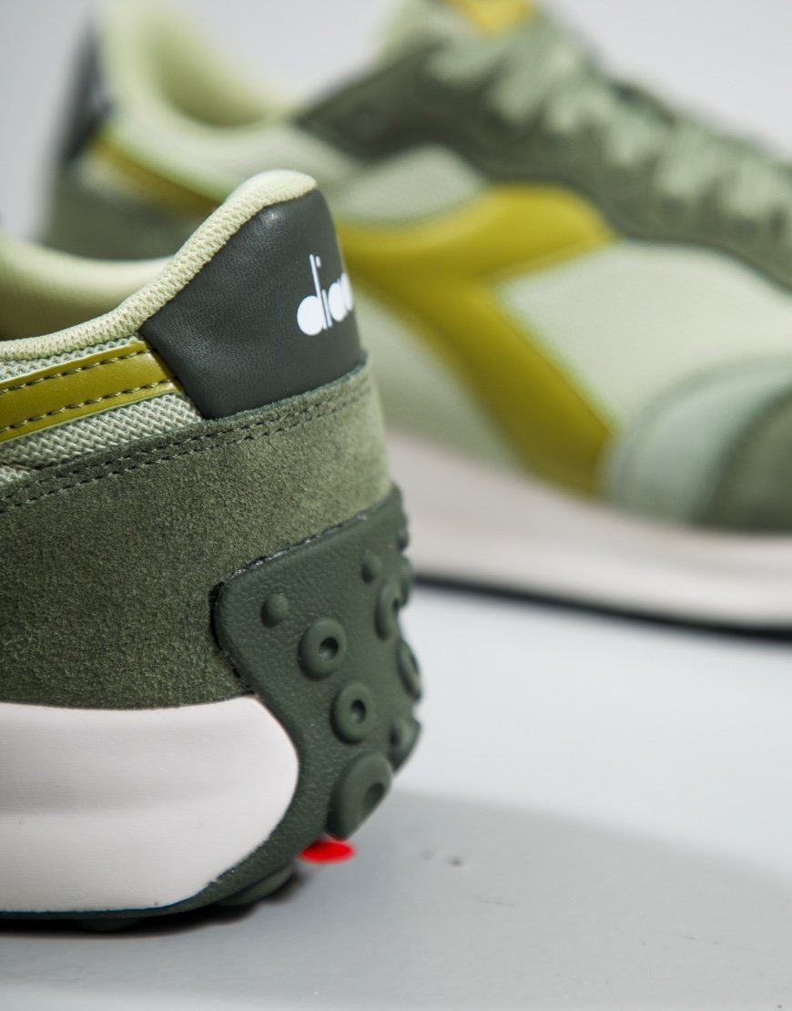 Diadora Race NY Trainers Green Loden