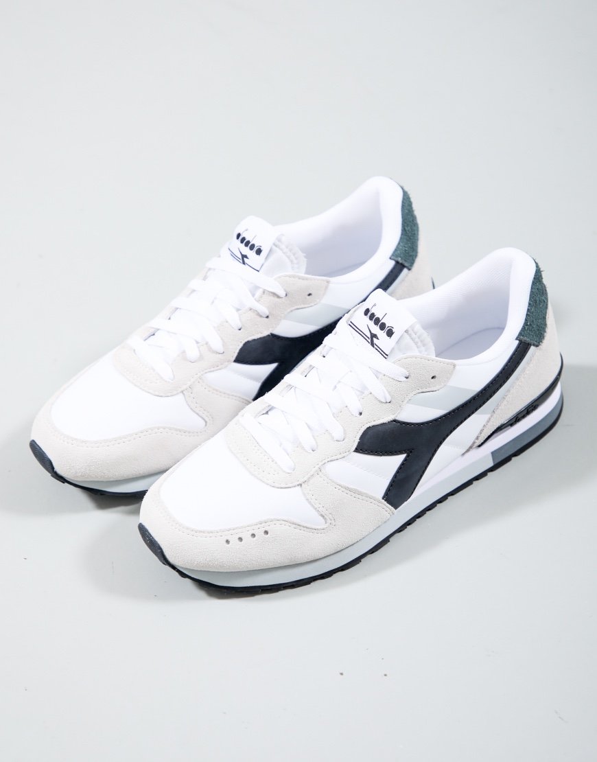 Diadora Camaro M2 Smooth Trainers White/Black/Poppy Seed