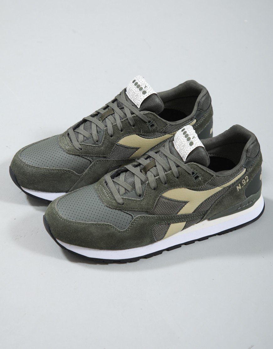 Diadora N.92 Advance Trainers Green Toad