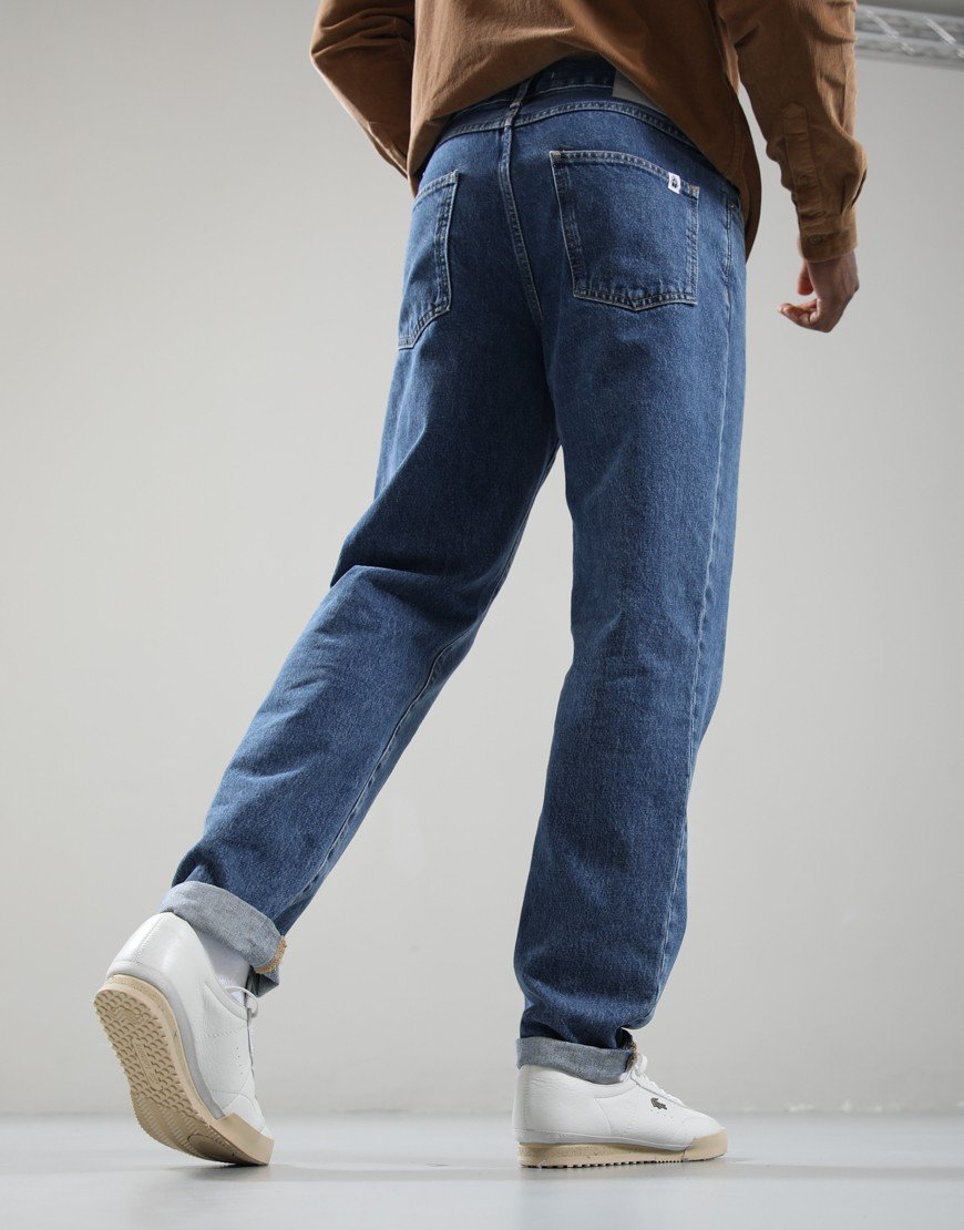 EDWIN Cosmos Pants Blue Mid Marble Wash