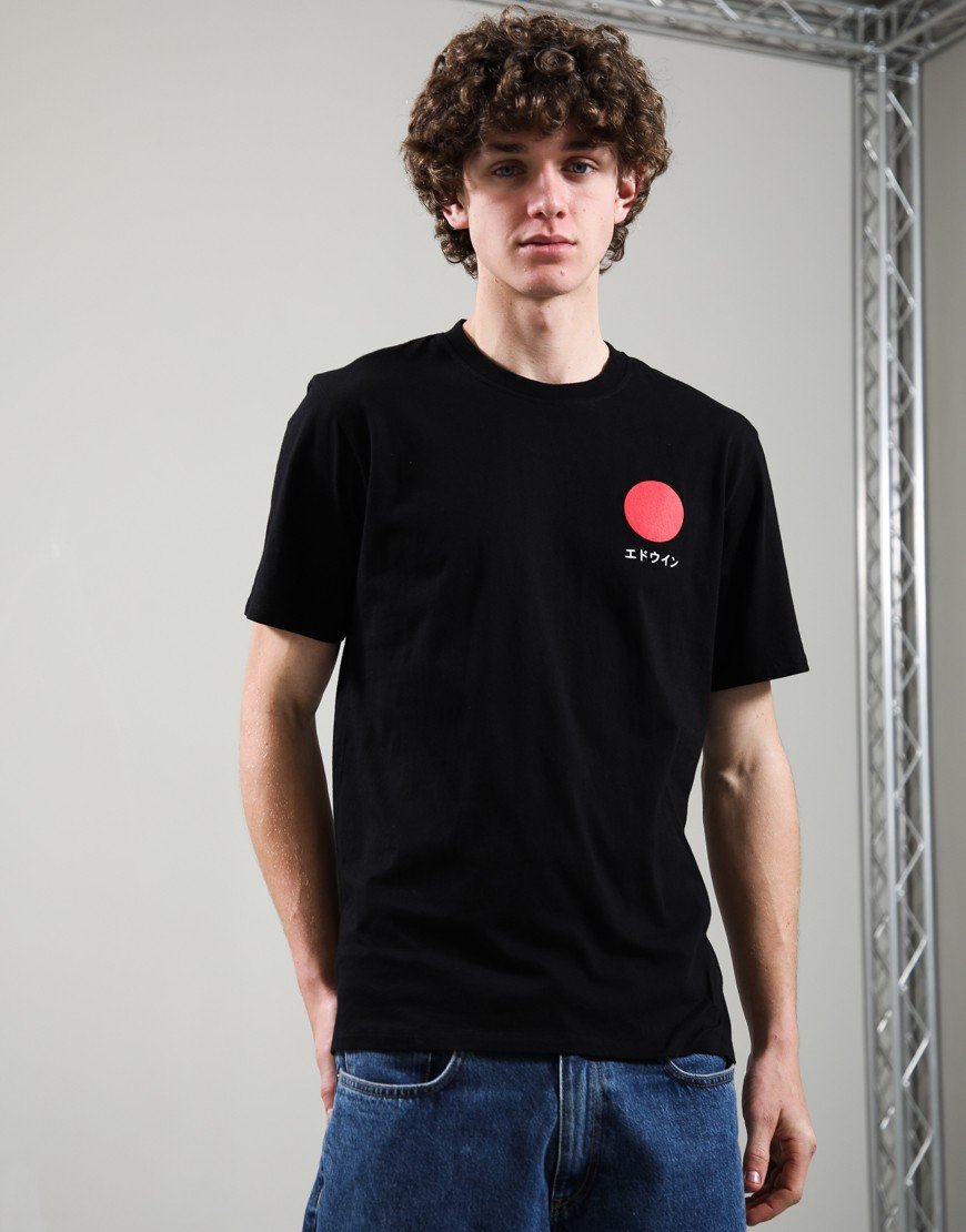 EDWIN Japanese Sun T-shirt Black