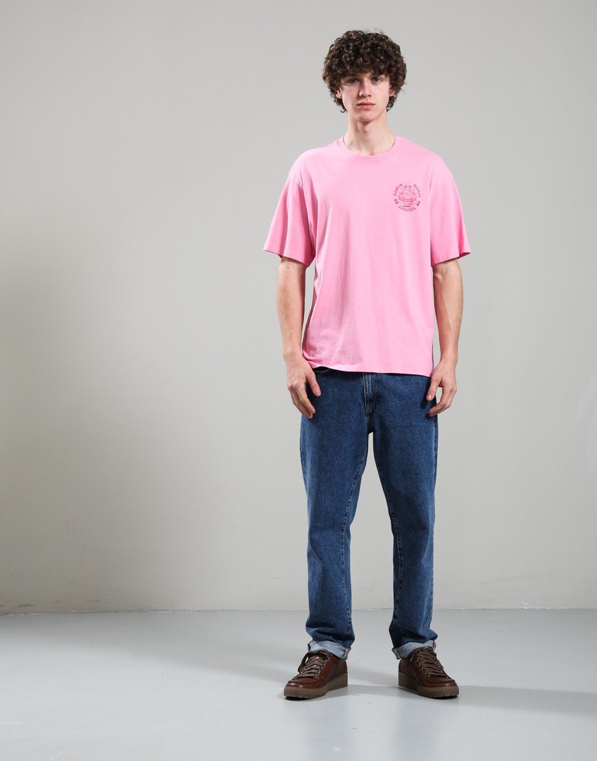 Edwin Music Channel T-Shirt Begonia Pink