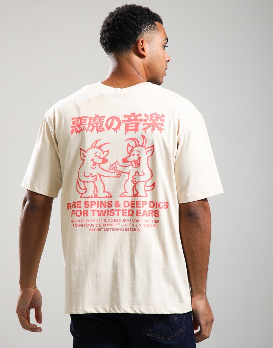 EDWIN Rare Spins T-Shirt Fog