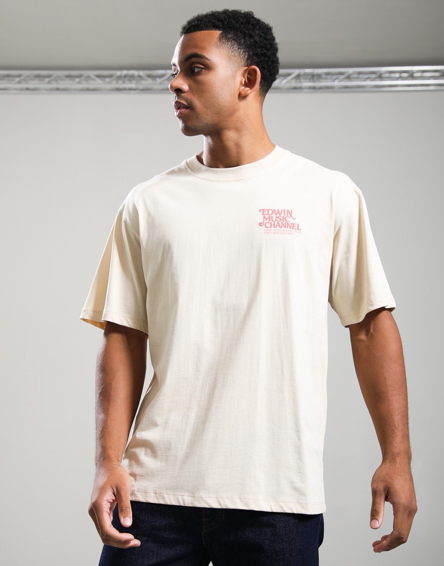 EDWIN Rare Spins T-Shirt Fog