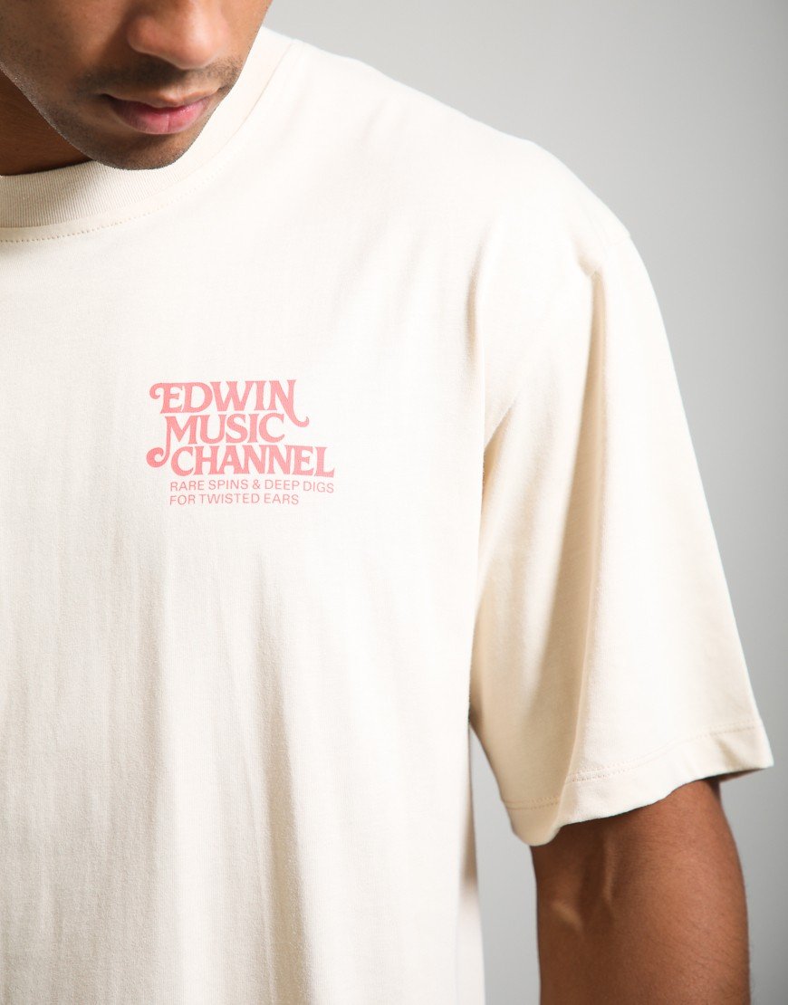 EDWIN Rare Spins T-Shirt Fog